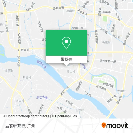 品茗轩茶行地图
