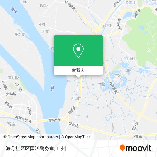 海舟社区区国鸿警务室地图