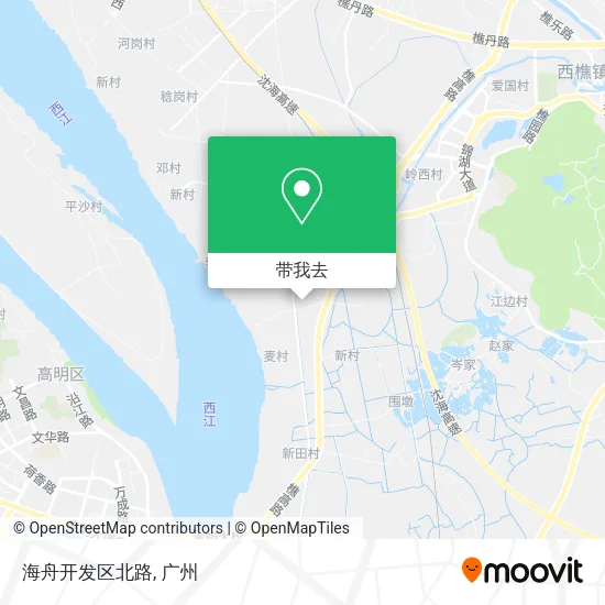 海舟开发区北路地图
