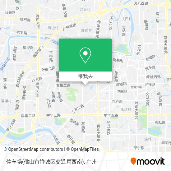 停车场(佛山市禅城区交通局西南)地图