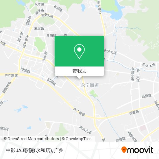 中影JAJ影院(永和店)地图