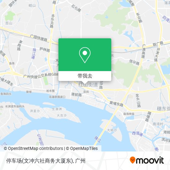 停车场(文冲六社商务大厦东)地图