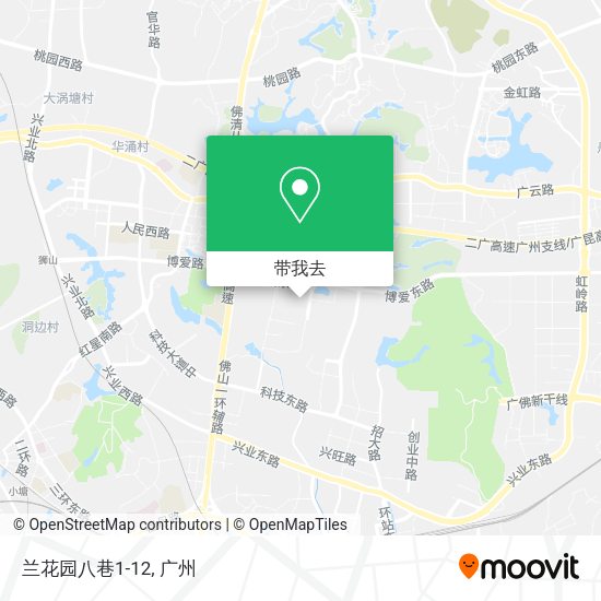 兰花园八巷1-12地图