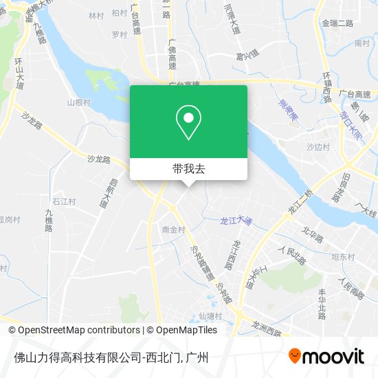 佛山力得高科技有限公司-西北门地图