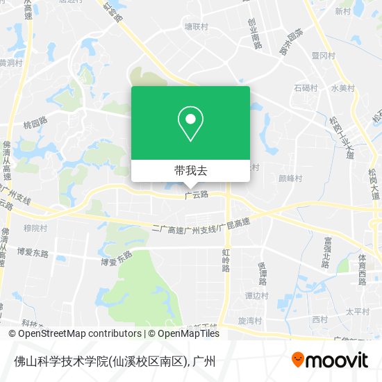 佛山科学技术学院(仙溪校区南区)地图