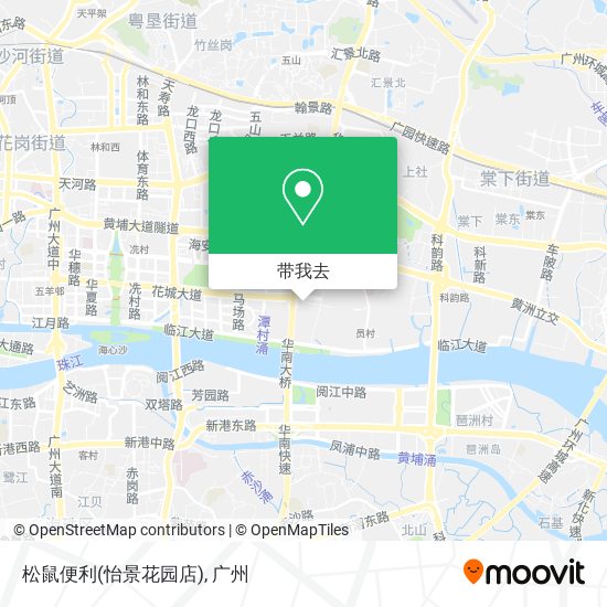 松鼠便利(怡景花园店)地图