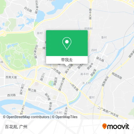 百花苑地图