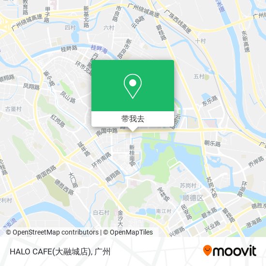 HALO CAFE(大融城店)地图