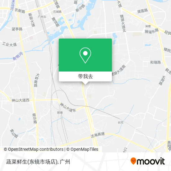 蔬菜鲜生(东镜市场店)地图