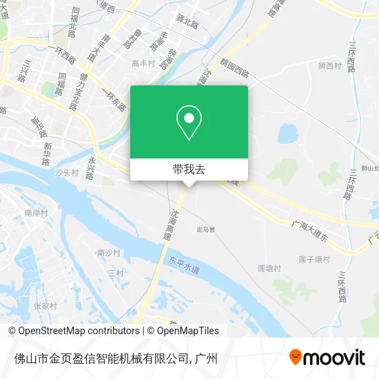 佛山市金页盈信智能机械有限公司地图