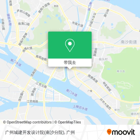 广州城建开发设计院(南沙分院)地图