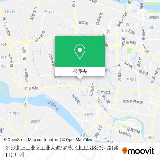 罗沙北上工业区工业大道/罗沙北上工业区沿河路(路口)地图