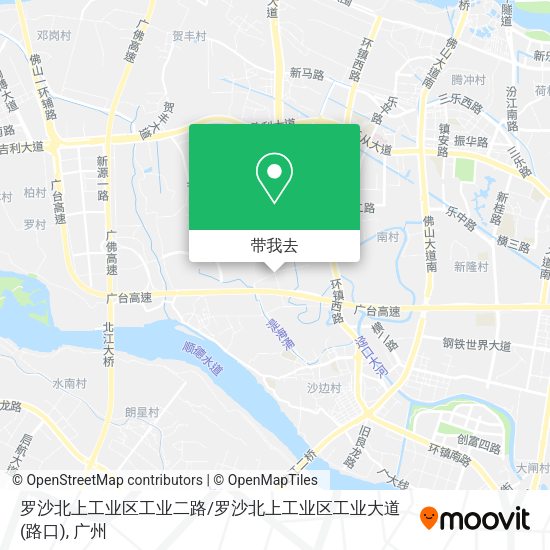 罗沙北上工业区工业二路/罗沙北上工业区工业大道(路口)地图