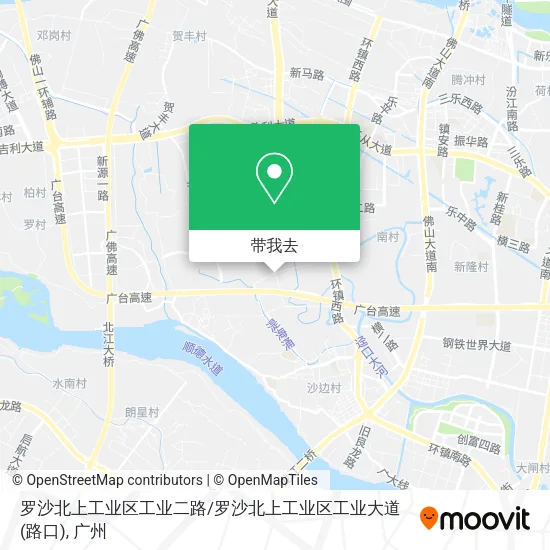 罗沙北上工业区工业二路/罗沙北上工业区工业大道(路口)地图