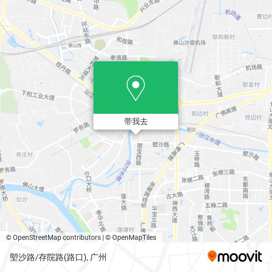 塱沙路/存院路(路口)地图