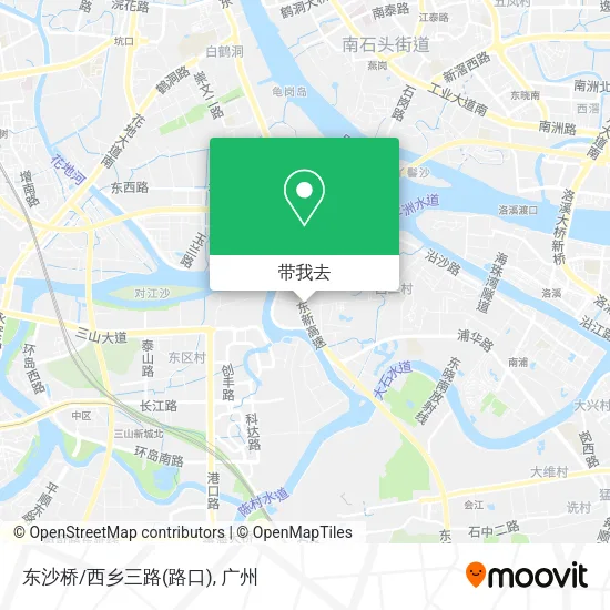 东沙桥/西乡三路(路口)地图
