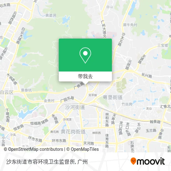 沙东街道市容环境卫生监督所地图
