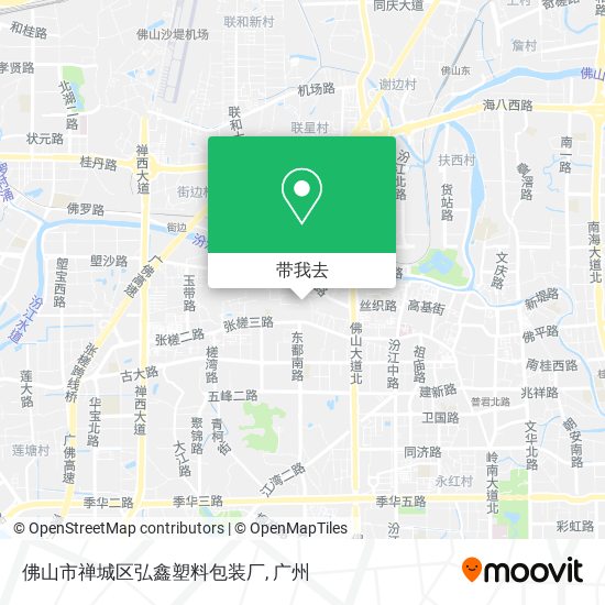 佛山市禅城区弘鑫塑料包装厂地图