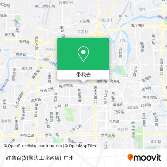 红鑫百货(聚边工业路店)地图