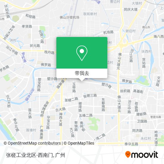 张槎工业北区-西南门地图