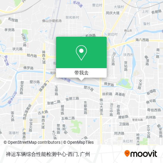 禅运车辆综合性能检测中心-西门地图