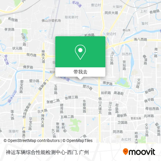 禅运车辆综合性能检测中心-西门地图