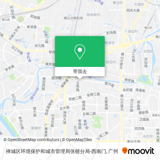 禅城区环境保护和城市管理局张槎分局-西南门地图