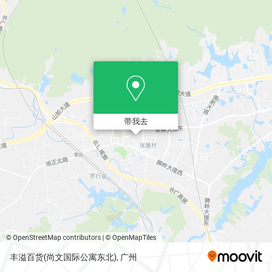 丰溢百货(尚文国际公寓东北)地图