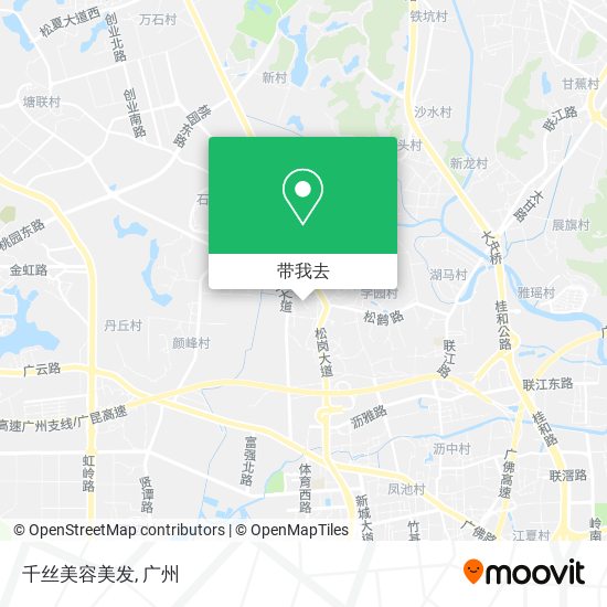 千丝美容美发地图