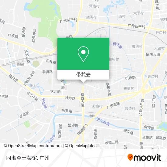 同湘会土菜馆地图