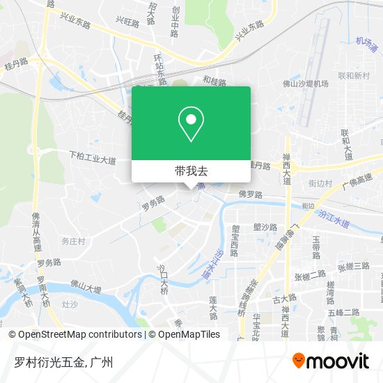 罗村衍光五金地图