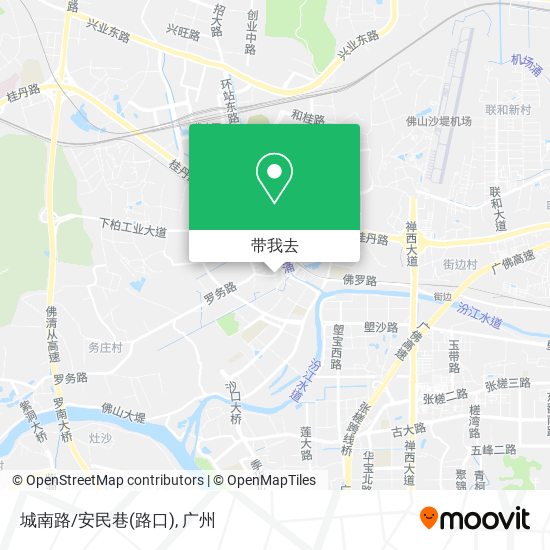 城南路/安民巷(路口)地图