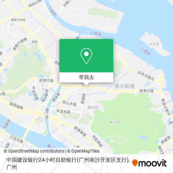 中国建设银行24小时自助银行(广州南沙开发区支行)地图
