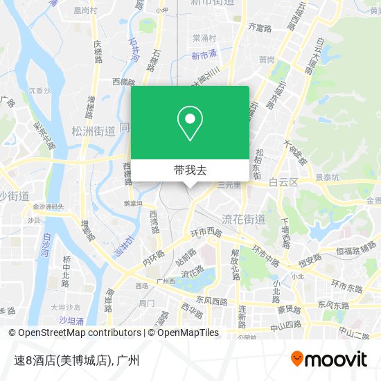 速8酒店(美博城店)地图