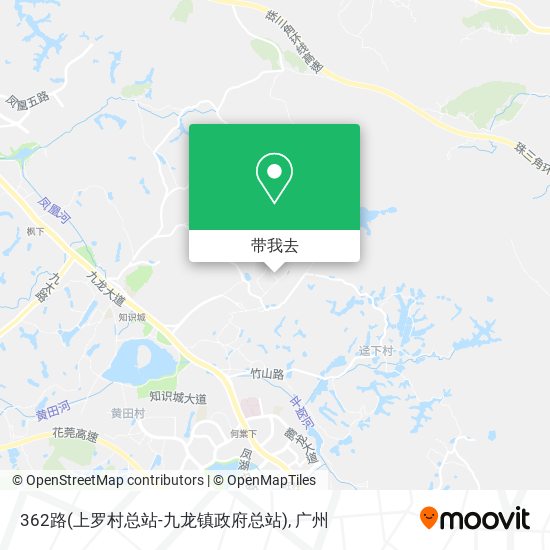 362路(上罗村总站-九龙镇政府总站)地图