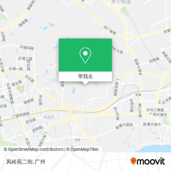 凤岭苑二街地图
