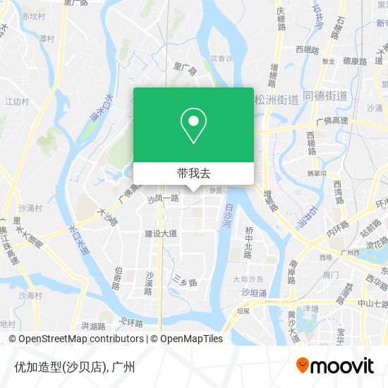 优加造型(沙贝店)地图
