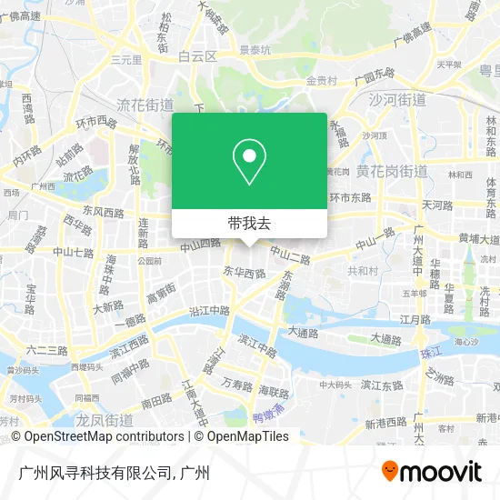 广州风寻科技有限公司地图