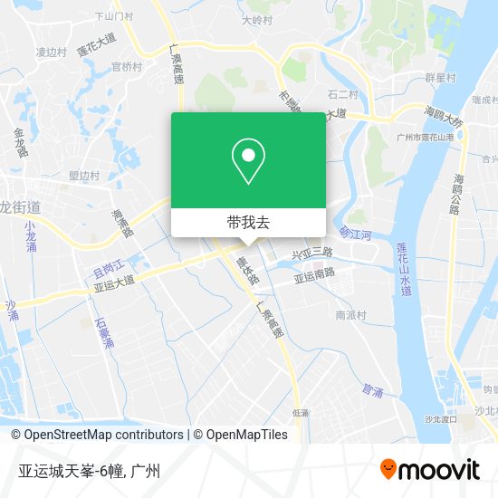亚运城天峯-6幢地图