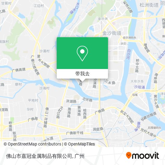 佛山市嘉冠金属制品有限公司地图