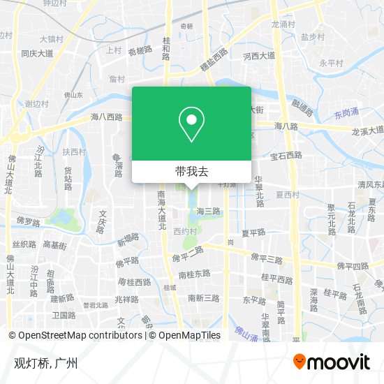 观灯桥地图