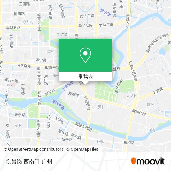 御景岗-西南门地图