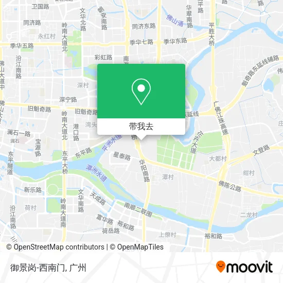 御景岗-西南门地图