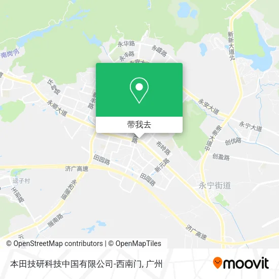 本田技研科技中国有限公司-西南门地图
