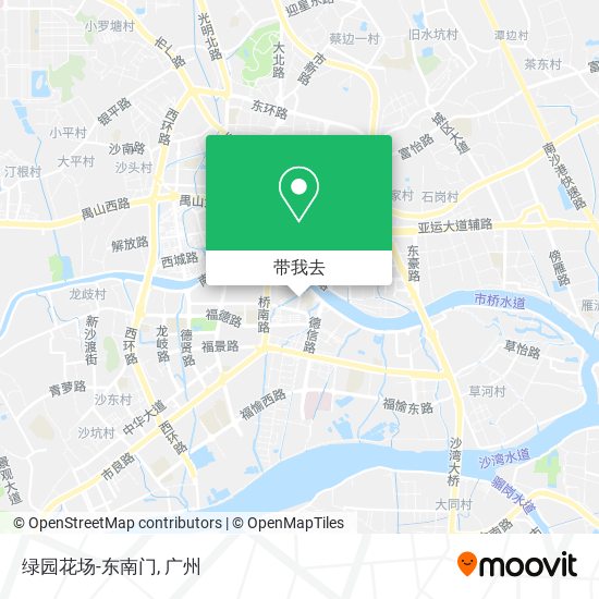 绿园花场-东南门地图