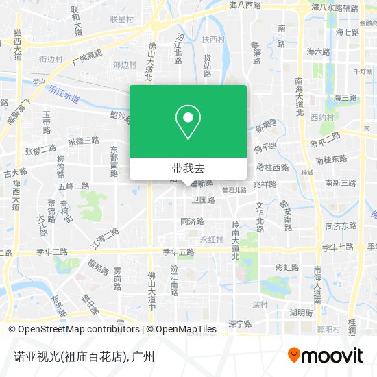 诺亚视光(祖庙百花店)地图