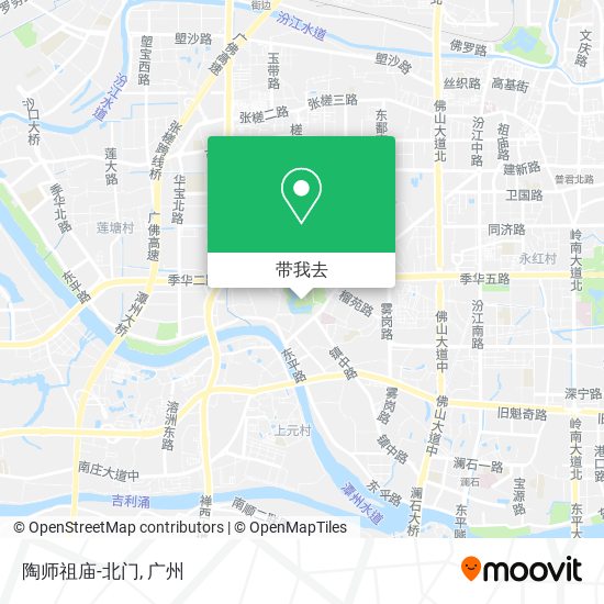 陶师祖庙-北门地图