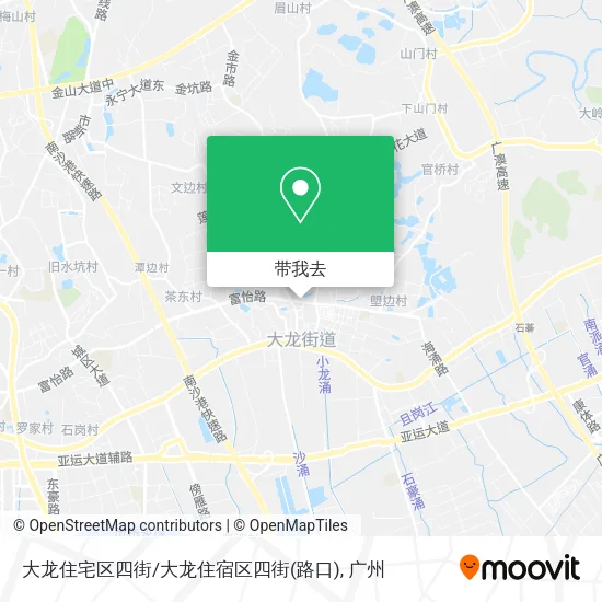 大龙住宅区四街/大龙住宿区四街(路口)地图