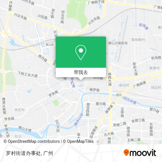 罗村街道办事处地图