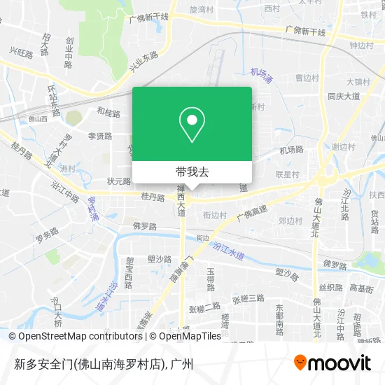 新多安全门(佛山南海罗村店)地图